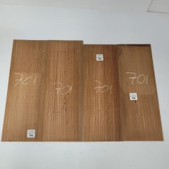 Set de 4 Laminas de Machiche Mexicano MACH-701 para Artesania - Madera con Detalles