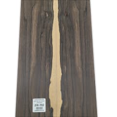 2 Laminas Unica ZIR-702 de Ziricote Mexicano para Pala de Guitarra o Artesania