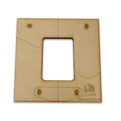 Plantilla en MDF para Routeo de Neck Pocket tipo Telecaster