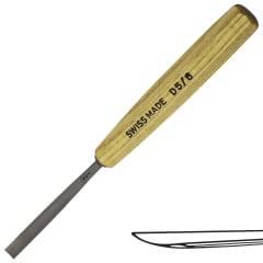 Gubia Nº D5 de 8 mm. Semi Plana