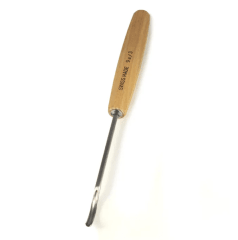 Gubia No 9A Semi Curva Corta de 3 mm de ancho para hacer Cuchara o Cuenco