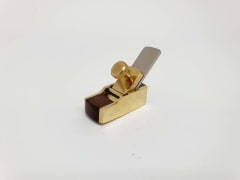 Mini Cepillo de Bronce-Ebano de 36 mm con Base Curva
