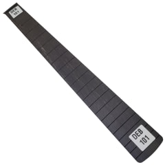 Diapason Ranurado Unico DEB-101 de Ebano Africano Especial para Guitarra Escala 25.5