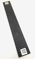 Diapason Ranurado Unico REF: DEB-103 de Ebano para Guitarra Clasica