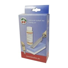 Set de 1 Piedra Rectangular 3703 Two Cherries de Doble Grano 360/1000 y 1 Aceite para Afilado
