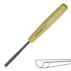 Gubia No 8 Semi Curva de 7 mm de ancho