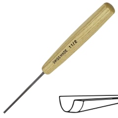 Gubia No 11 en U de 2 mm de ancho