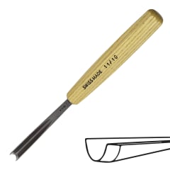 Gubia No 11 en U de 10 mm de ancho