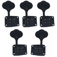 Clavijero 4L-1R para Bajo Electrico. GB10 Black