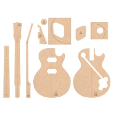 Plantilla en MDF para Gibson Les Paul