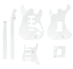 Set de Plantilla en Acrilico 5 mm tipo Stratocaster