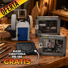 Pack Afiladora Tormek Mod: TORMT8 + Kits de Guias de Afilado HTK-1006  TNT-808 + Base Giratoria RB-180 GRATIS