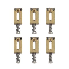 Set de Saddles para Guitarra. Mod: S199. Color: Gold