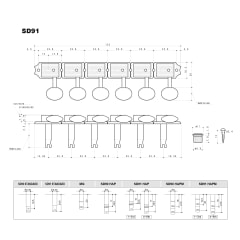 Clavija Gotoh SD91 05M Vintage 1L Nickel para Guitarra