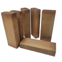 Set de 6 Piezas de Cedro Honduras para Tallado y Artesania