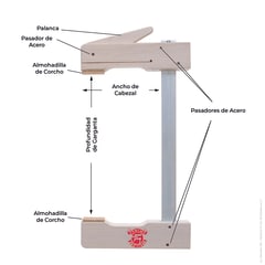 Prensa Klemmsia. Mod: 0080 Sargento de 800 mm de largo