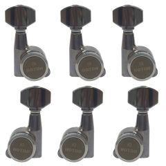 Clavijero con Locking MGT 3L+3R Cosmo Black SG381-07