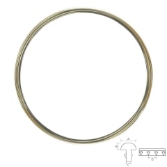 1/2 Rollo de Traste Medium High de 18 mts aprox. Corona 2.5 x 1.4 mm