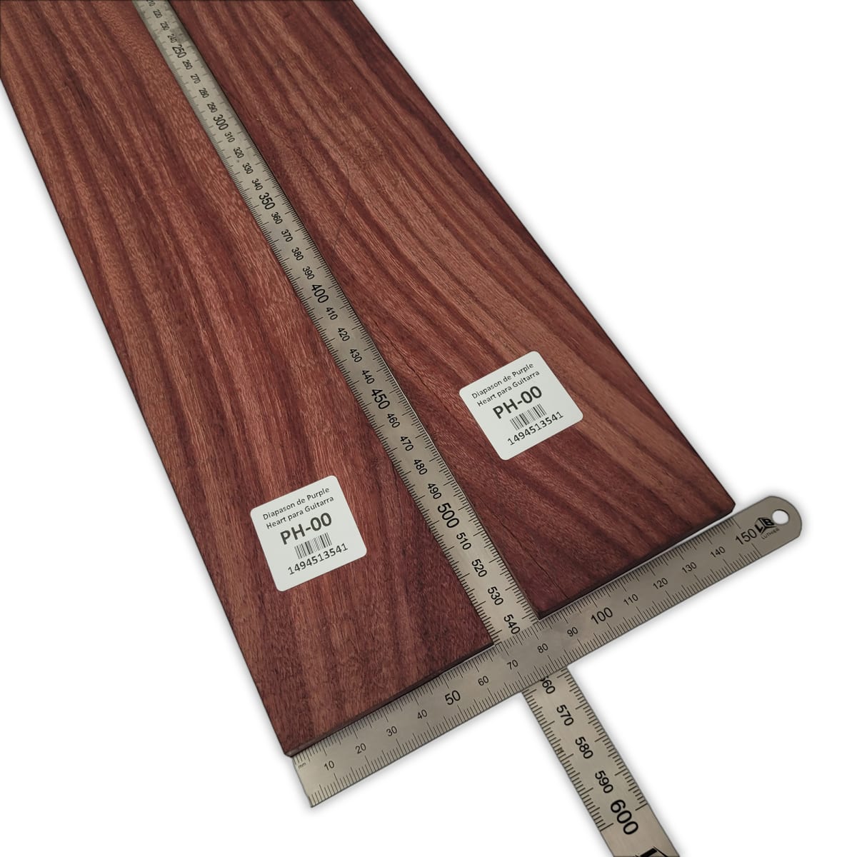 Set de 2 Diapasones PH-00 de Purple Heart Especial con Detalles para Guitarra4