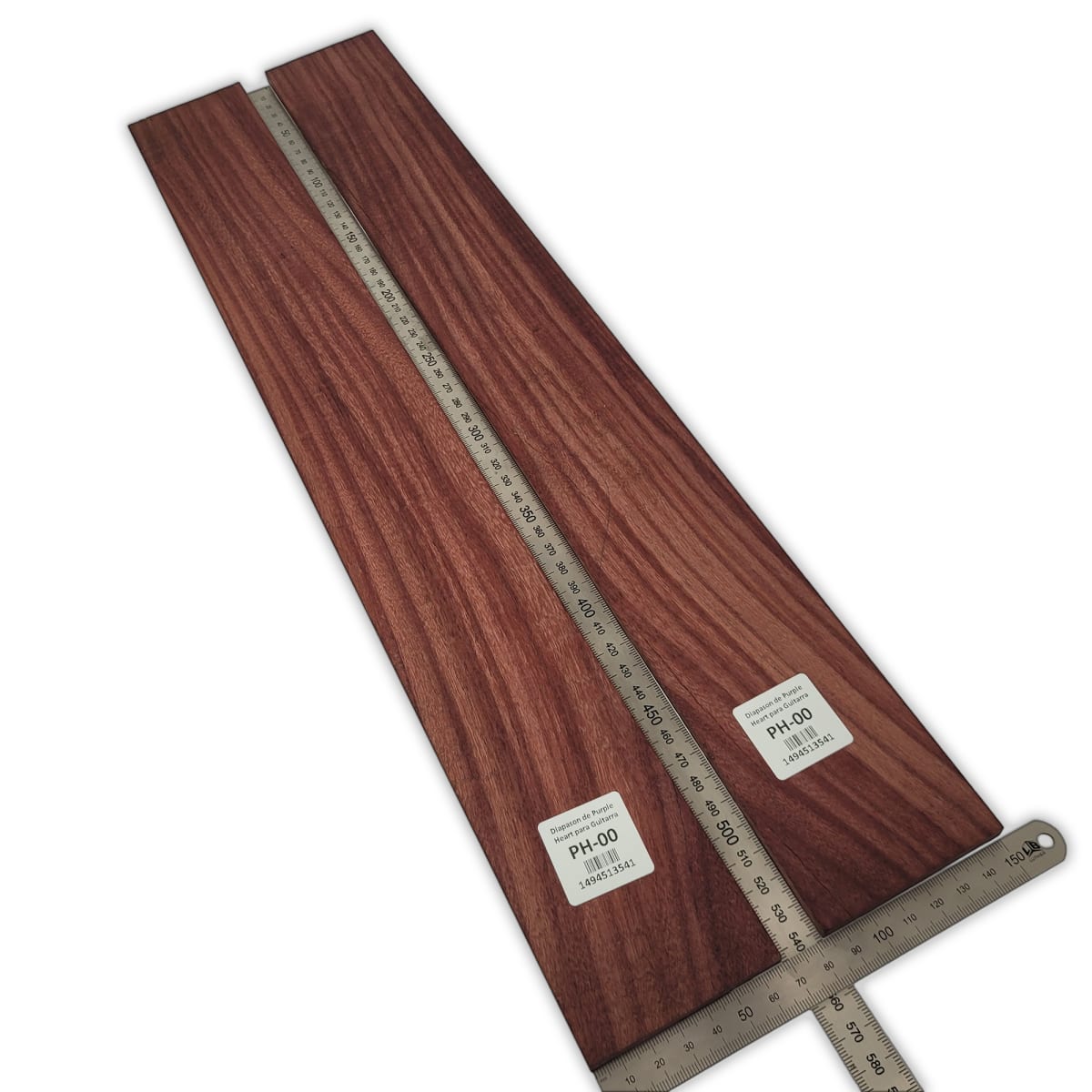 Set de 2 Diapasones PH-00 de Purple Heart Especial con Detalles para Guitarra3