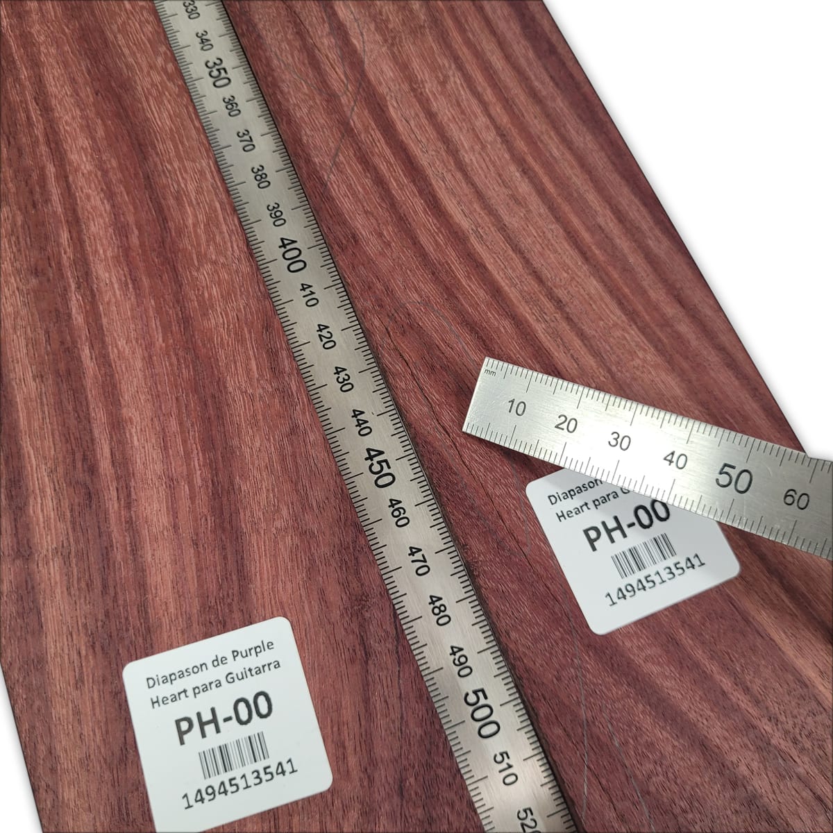 Set de 2 Diapasones PH-00 de Purple Heart Especial con Detalles para Guitarra5