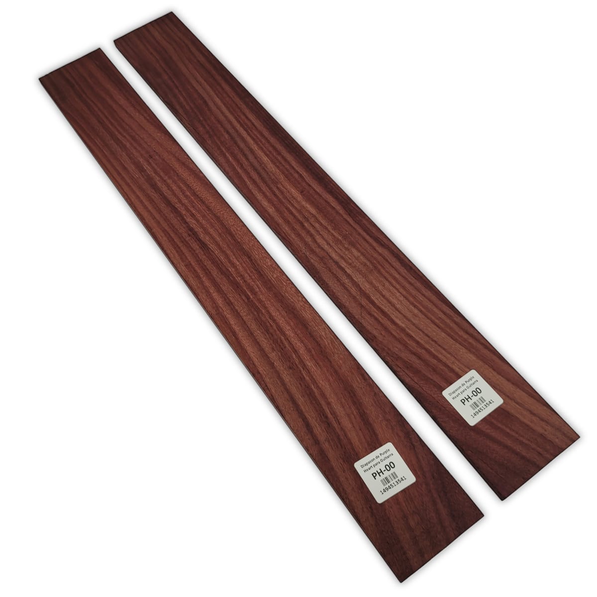 Set de 2 Diapasones PH-00 de Purple Heart Especial con Detalles para Guitarra 0