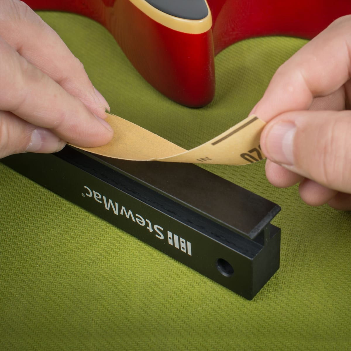 Nivelador bajo cuerda para trastes Fretbar EEUU Stewmac de 9 pulgadas7