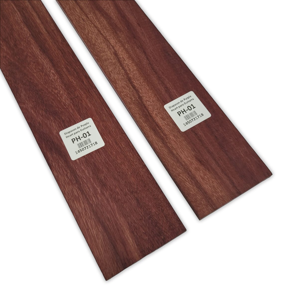 Set de 2 Diapasones PH-01 de Purple Heart Especial con Detalles para Guitarra6