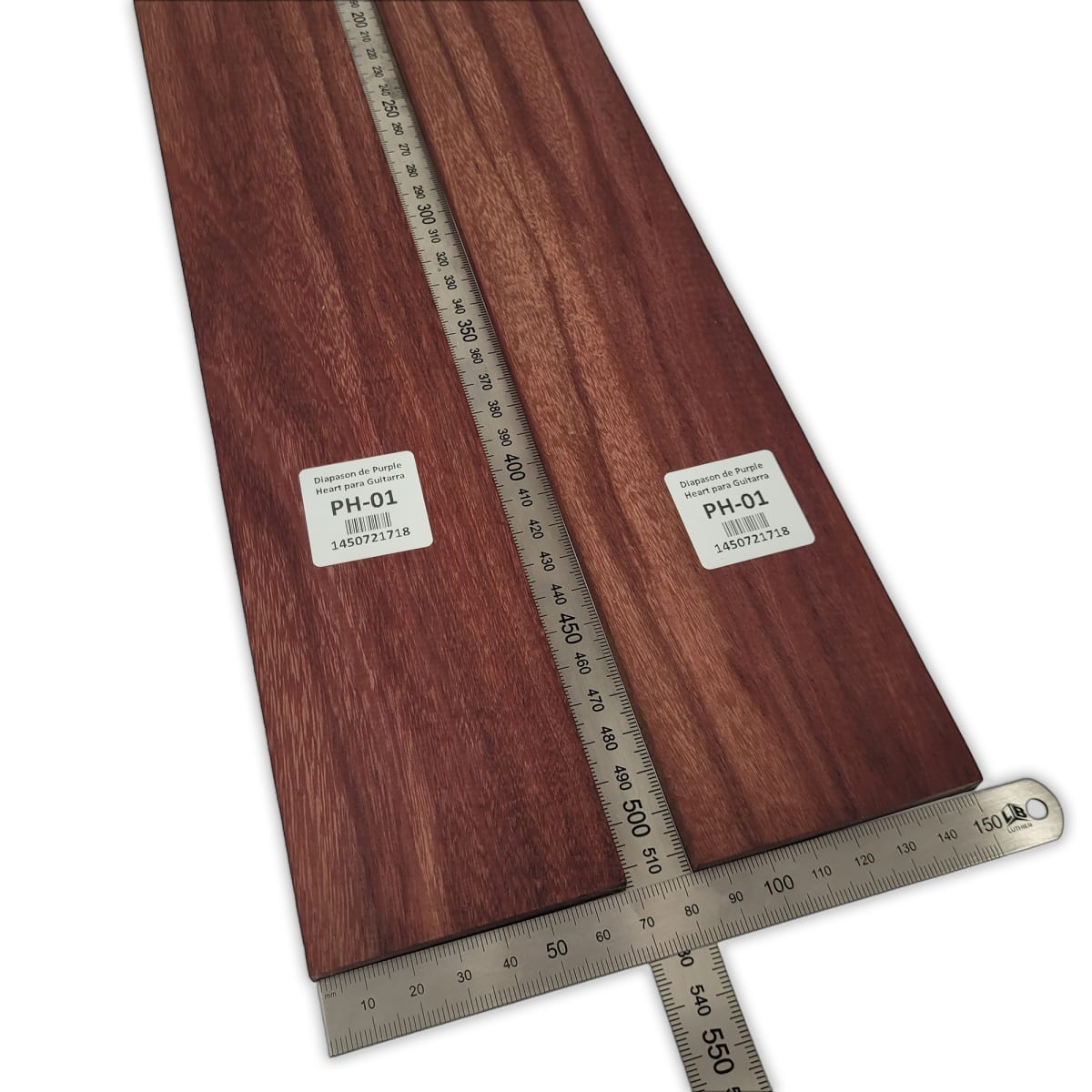 Set de 2 Diapasones PH-01 de Purple Heart Especial con Detalles para Guitarra3