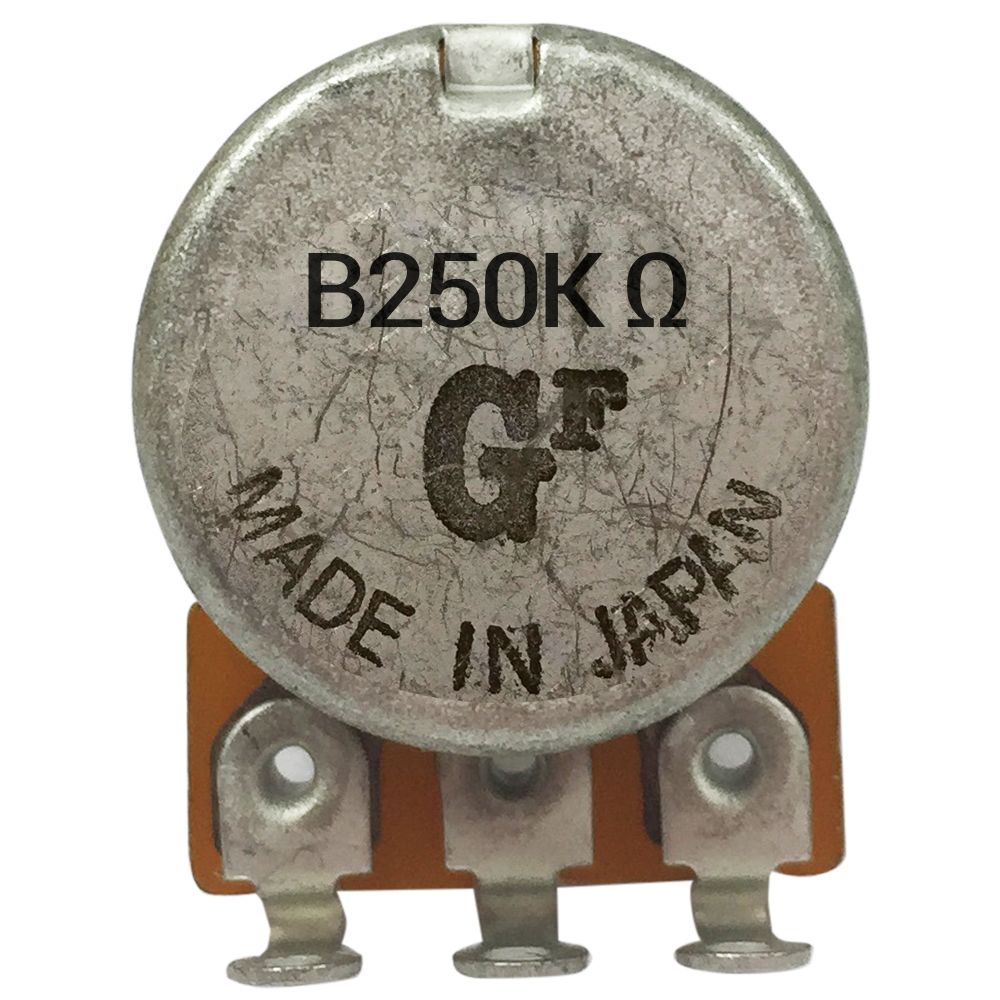 Potenciometro Mini 250K B. Vastago Corto 0