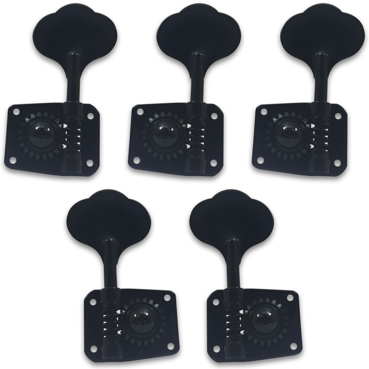 Clavijero Gotoh 3R+2L Black GB10 para Bajo Electrico 0