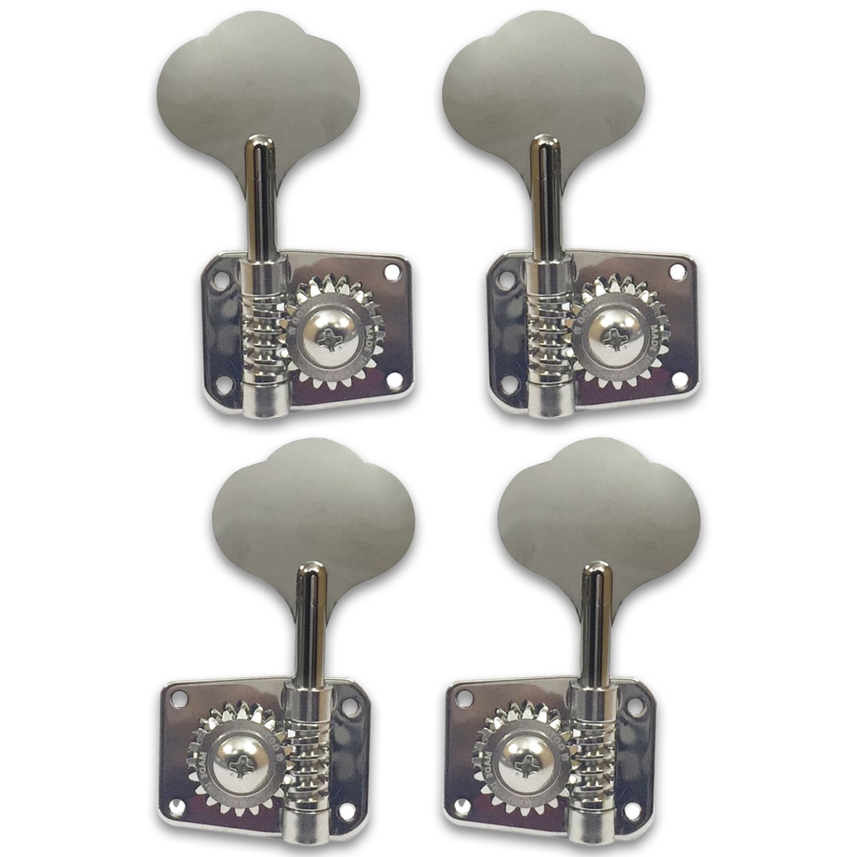 Clavijero Gotoh 2L+2R Nickel GB10 para Bajo Electrico 0