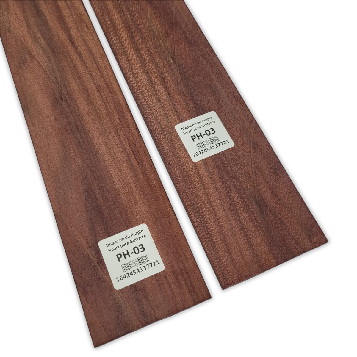 Set de 2 Diapasones PH-03 de Purple Heart Economico para Guitarra5