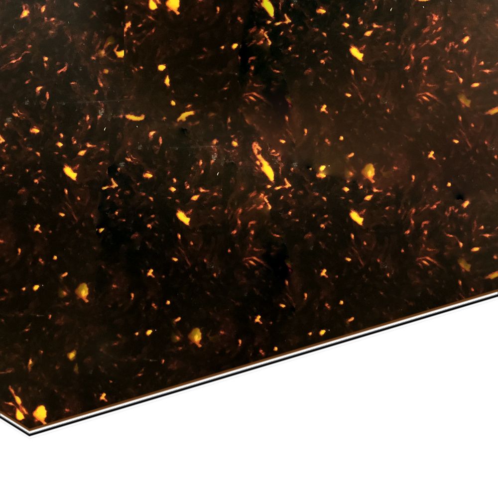 Lamina para Pickguard 300 x 450 mm. Mod: PC-TOR-PR. Color: Brown Pearloid. 4-ply 3