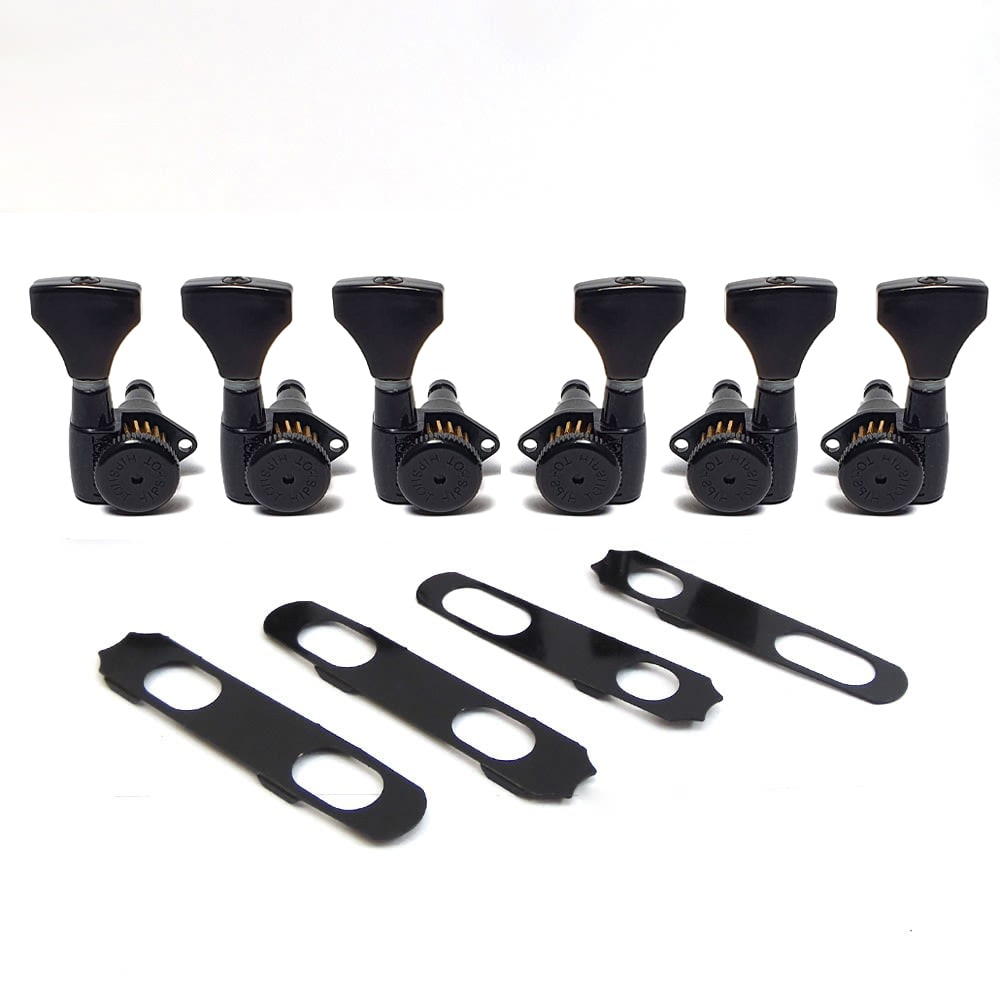 Clavijero Kit 3L-3R con Locking. Mod 6K2GL0B-DHS. Color Black 0