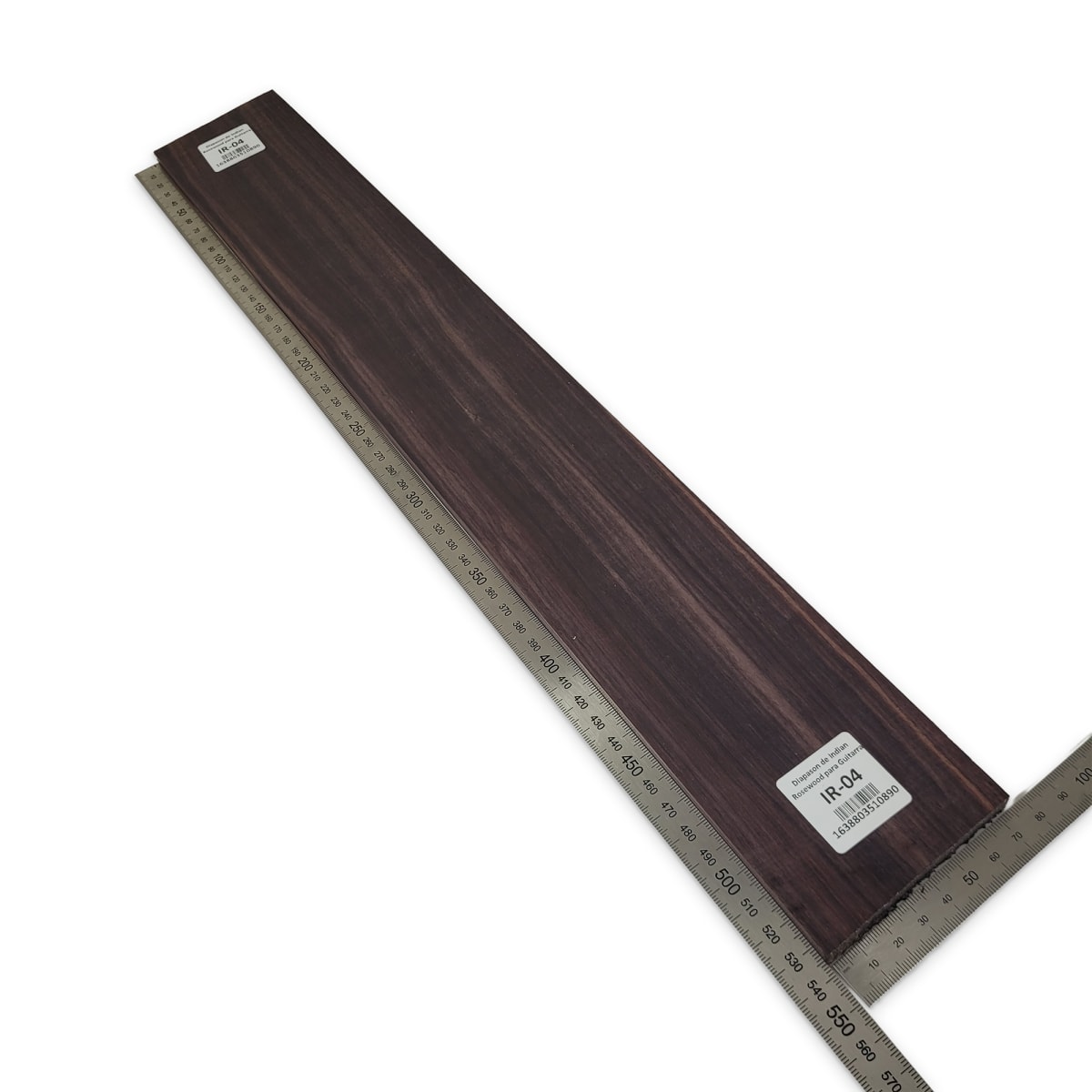Diapason IR-04 de Indian Rosewood Especial (Palosanto de la India) Corte Radial Para Guitarra2