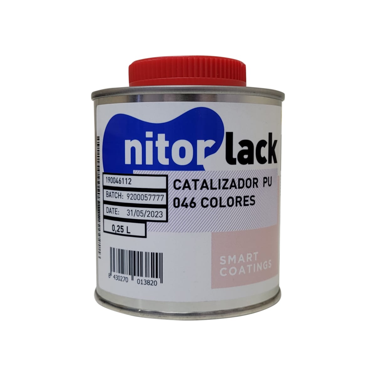 Poliuretano Nitorpol Deep Black Br de Nitorlack. Color. 500 ml + catalizador 046 de 250 ml4