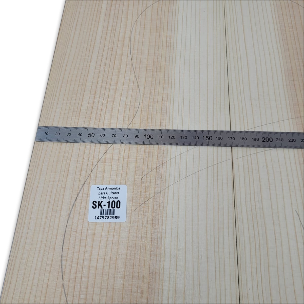 Tapa Armonica Unica SK-100 de Sitka Spruce para Tiple, Cuatro e Instrumentos Pequeños4