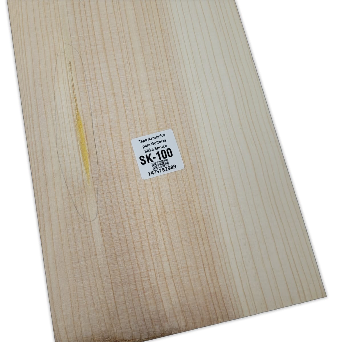 Tapa Armonica Unica SK-100 de Sitka Spruce para Tiple, Cuatro e Instrumentos Pequeños5