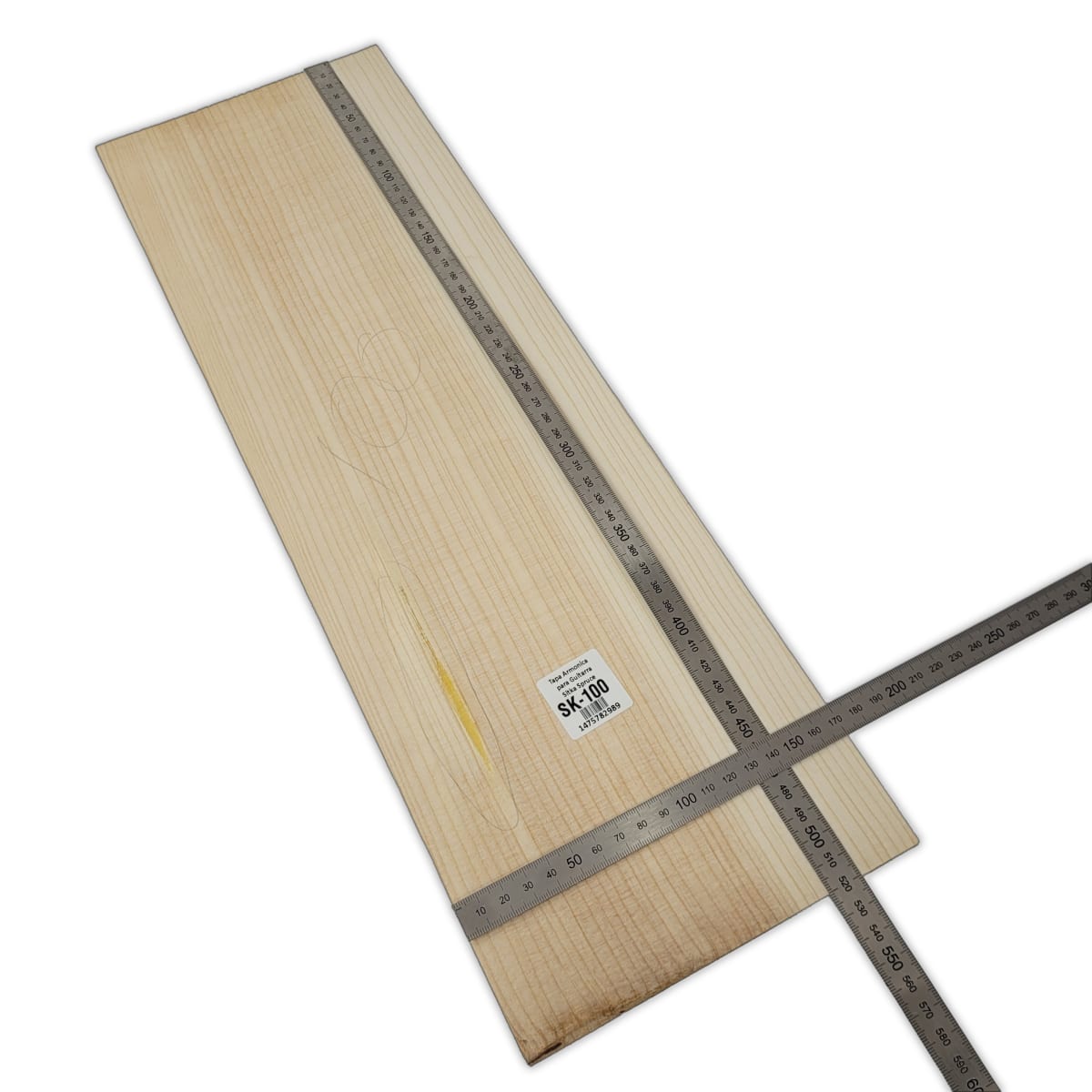 Tapa Armonica Unica SK-100 de Sitka Spruce para Tiple, Cuatro e Instrumentos Pequeños2