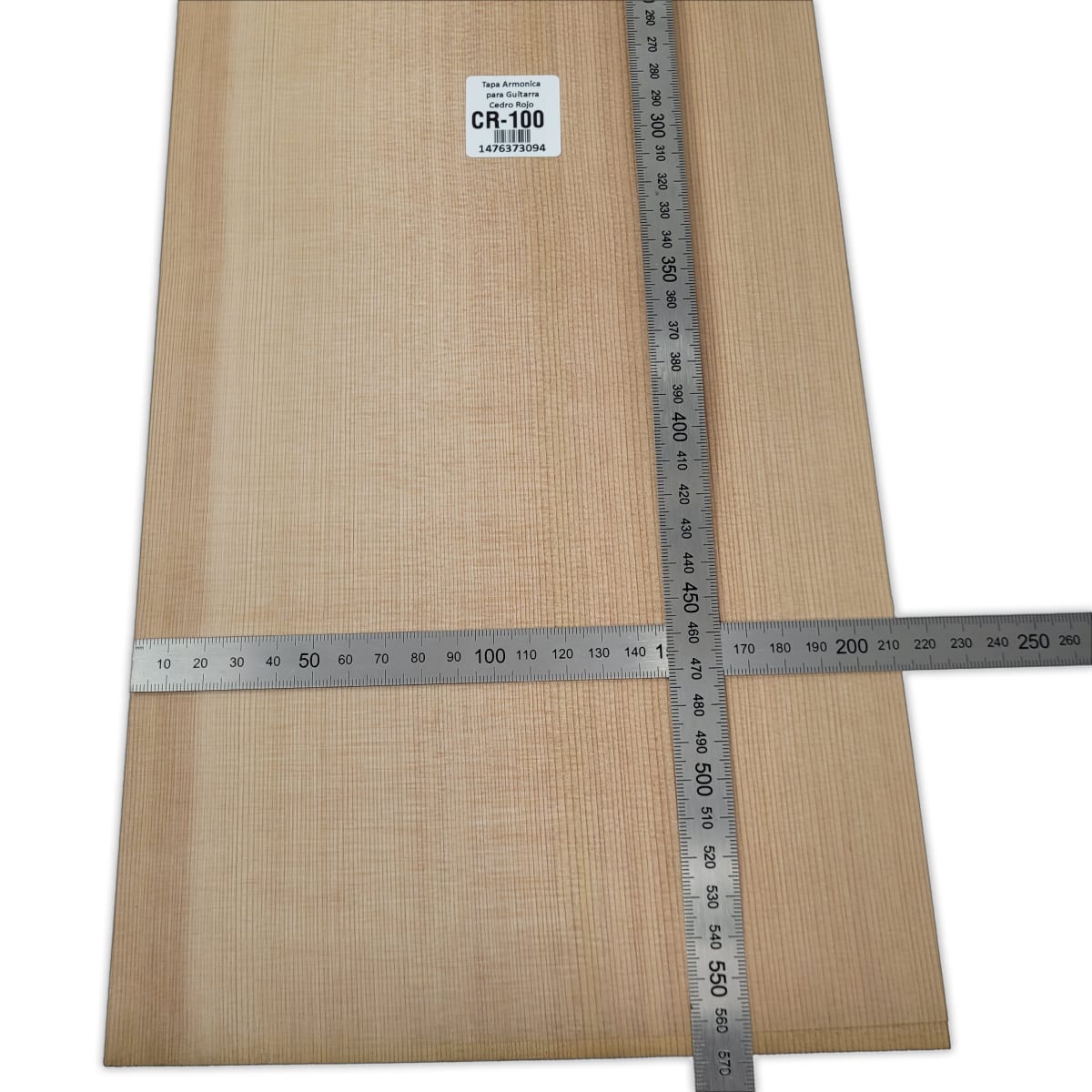 Tapa Armonica Unica CR-100 de Cedro Rojo Canadiense para Guitarra Calidad AAA2