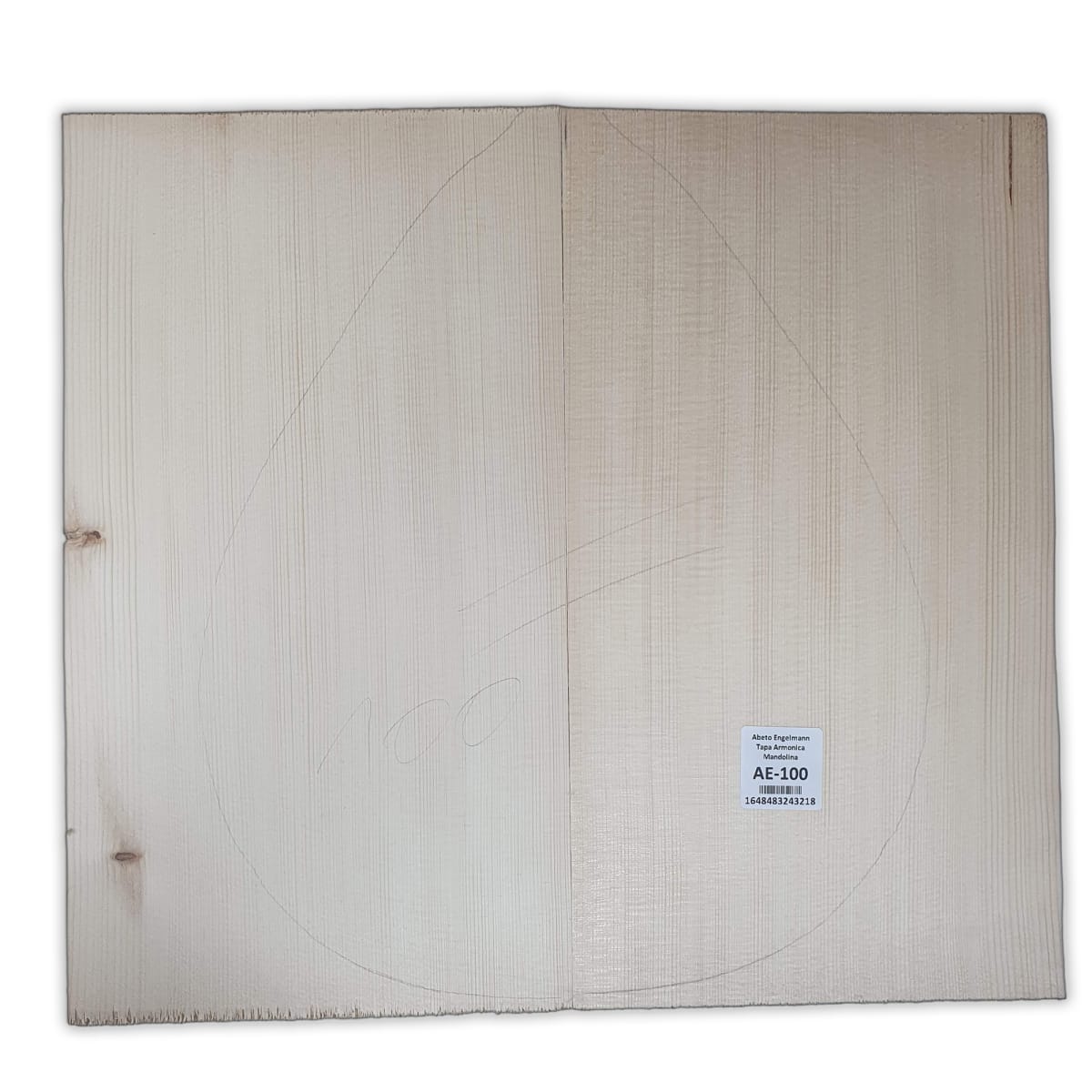 Tapa Armonica AE-100 de Abeto Engelmann Especial para Mandolina 0