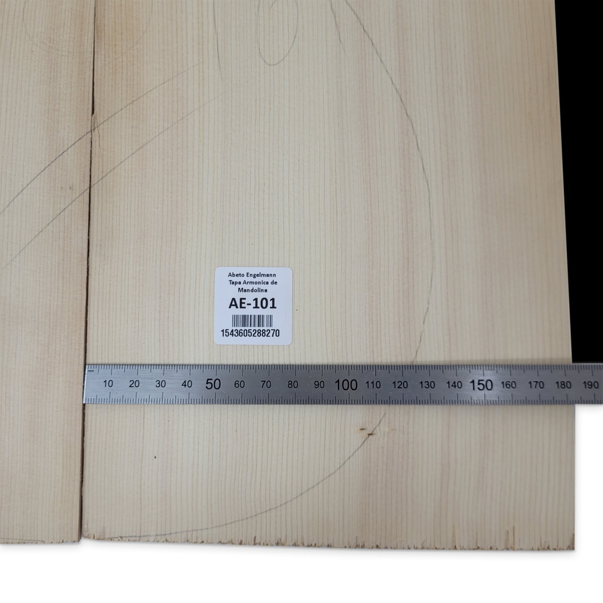 Tapa Armonica AE-101 de Abeto Engelmann para Mandolina3