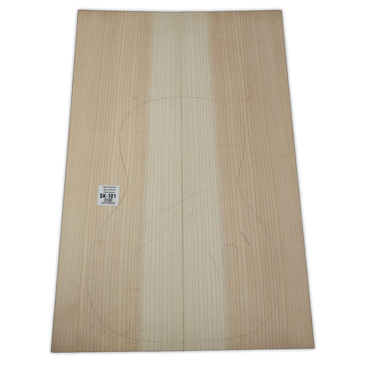 Tapa Armonica Unica SK-101 de Sitka Spruce para Tiple, Cuatro e Instrumentos Pequeños 0