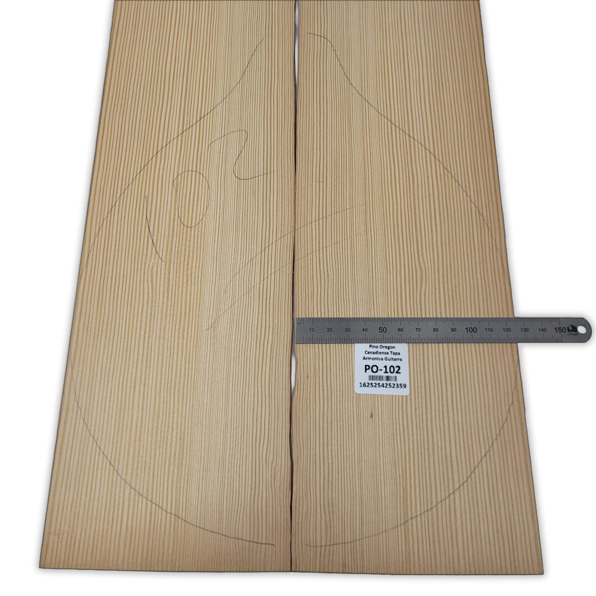 Tapa Armonica PO-102 de Cedro Rojo Canadiense para Guitarra Calidad Especial4