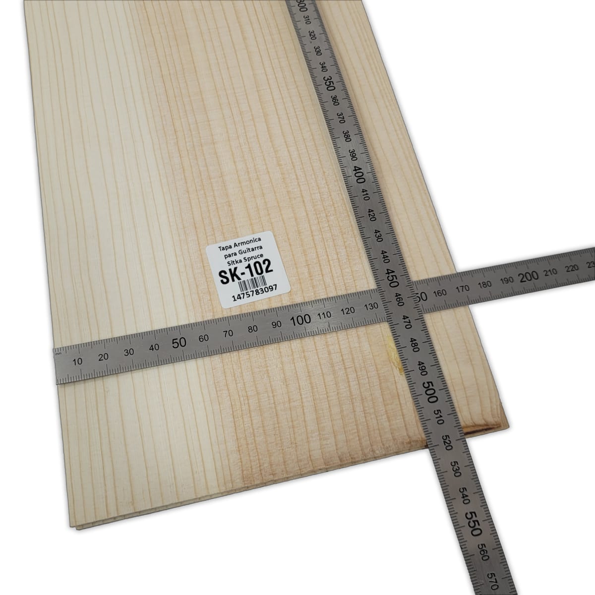 Tapa Armonica Unica SK-102 de Sitka Spruce para Tiple, Cuatro e Instrumentos Pequeños3