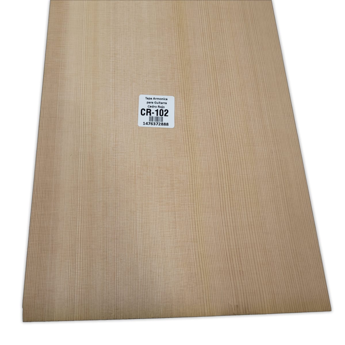 Tapa Armonica Unica CR-102 de Cedro Rojo Canadiense para Guitarra Calidad AAA5