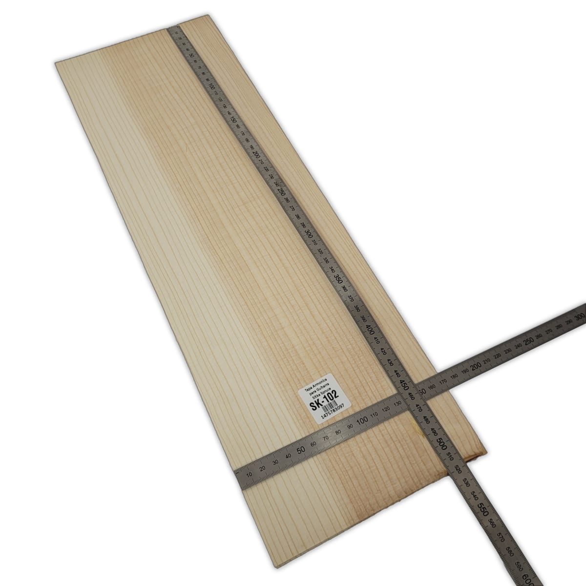 Tapa Armonica Unica SK-102 de Sitka Spruce para Tiple, Cuatro e Instrumentos Pequeños2