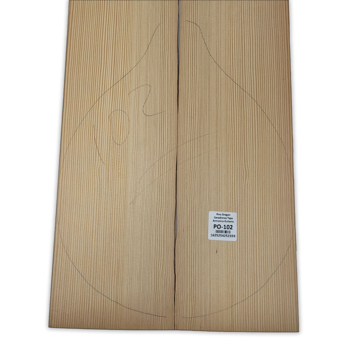 Tapa Armonica PO-102 de Cedro Rojo Canadiense para Guitarra Calidad Especial 0