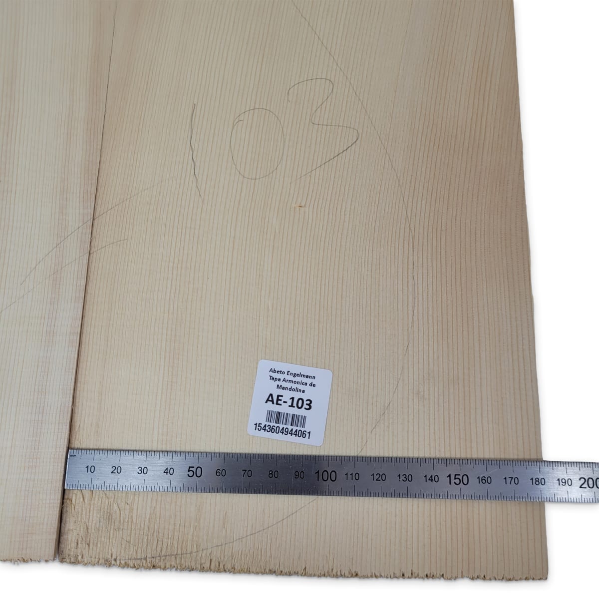 Tapa Armonica AE-103 de Abeto Engelmann para Mandolina3
